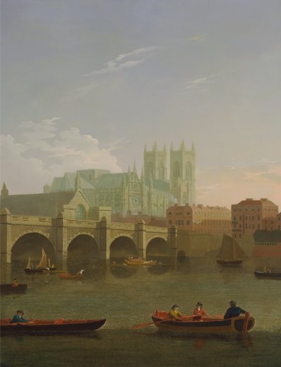 Westminster Abbey und Brücke von Joseph Farington